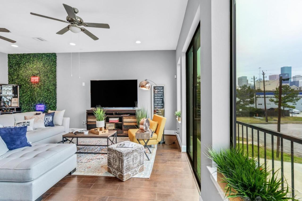 Houston Horizon House: Modern Downtown View Retreat Villa Exterior photo